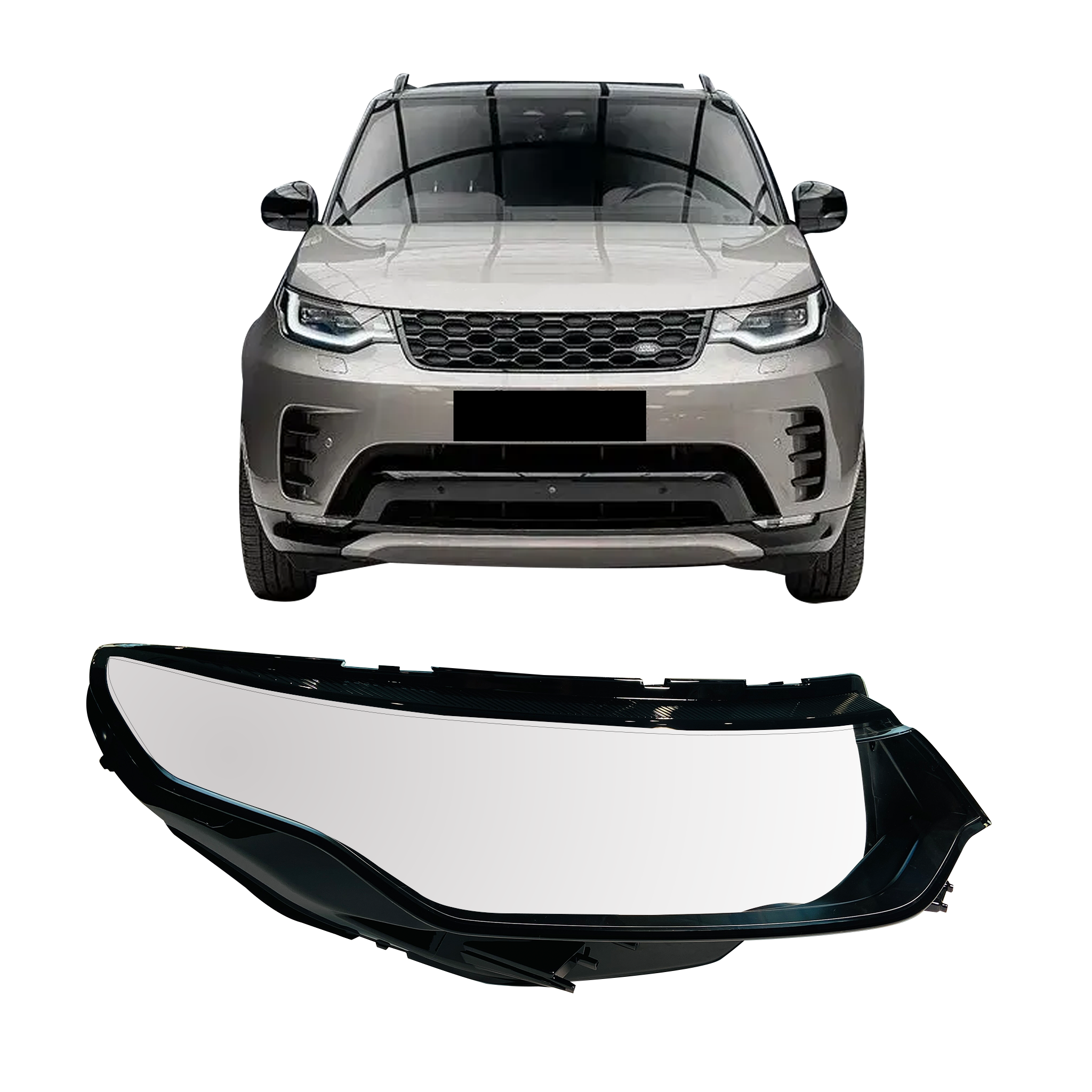 Right (Driver Side) Headlight Lens for LAND ROVER DISCOVERY SPORT L550 (2014)