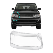 Right (Driver Side) Headlight Lens for LAND ROVER RANGE ROVER SPORT L320 (2010-2013)