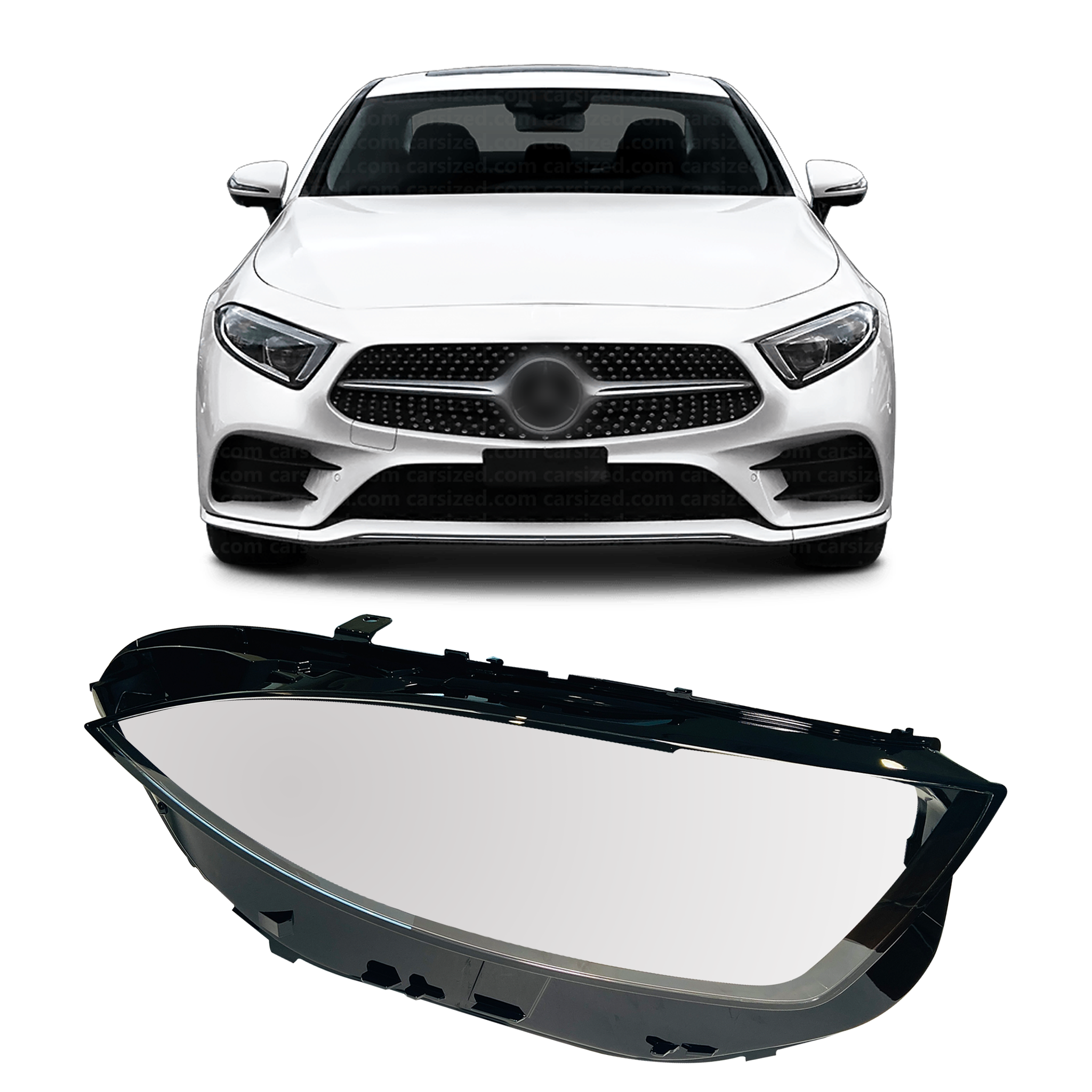 Right (Driver Side) Headlight Lens for MERCEDES-BENZ CLS C257 (2019)