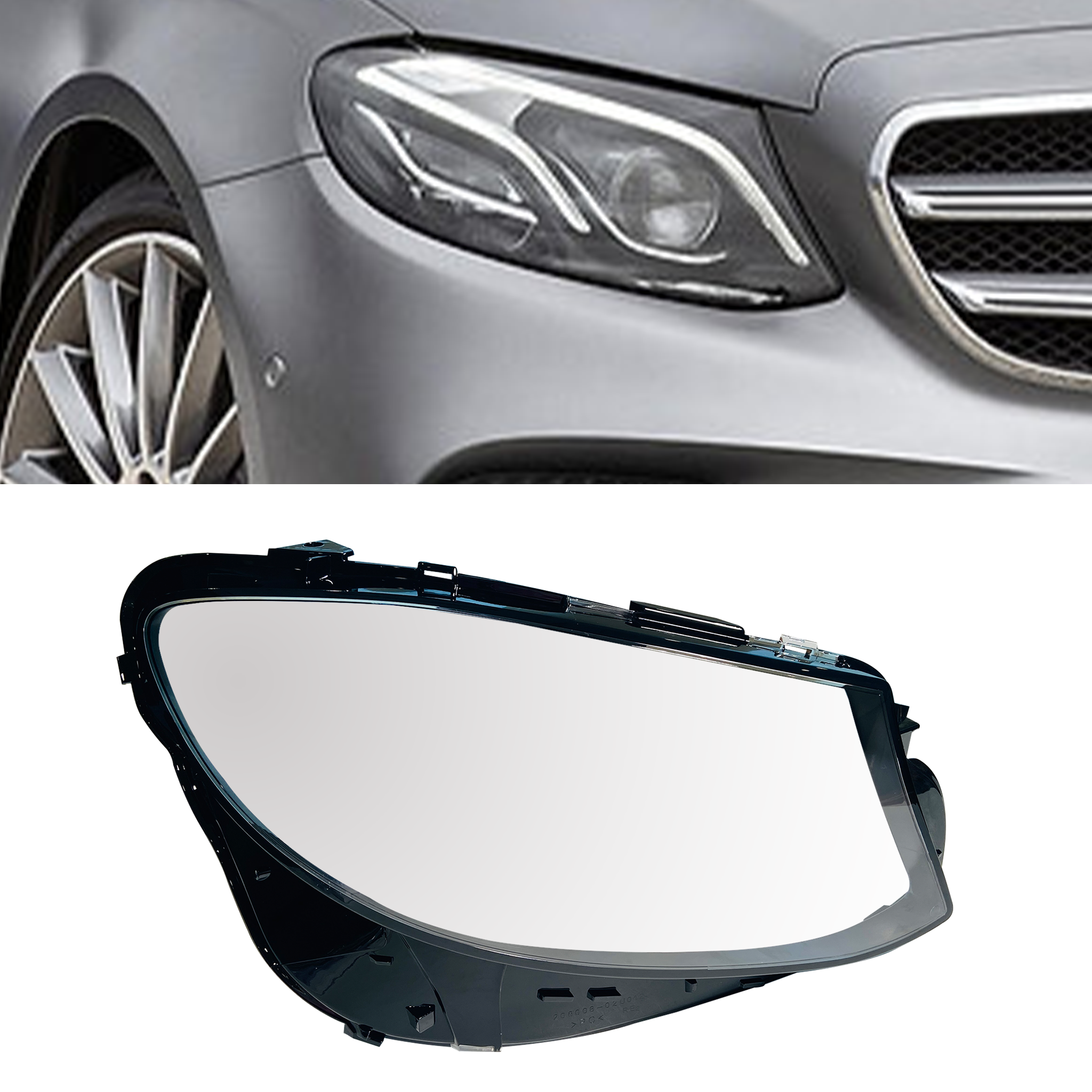 Right (Driver Side) Headlight Lens for MERCEDES-BENZ E-CLASS W213 (2016-2019)