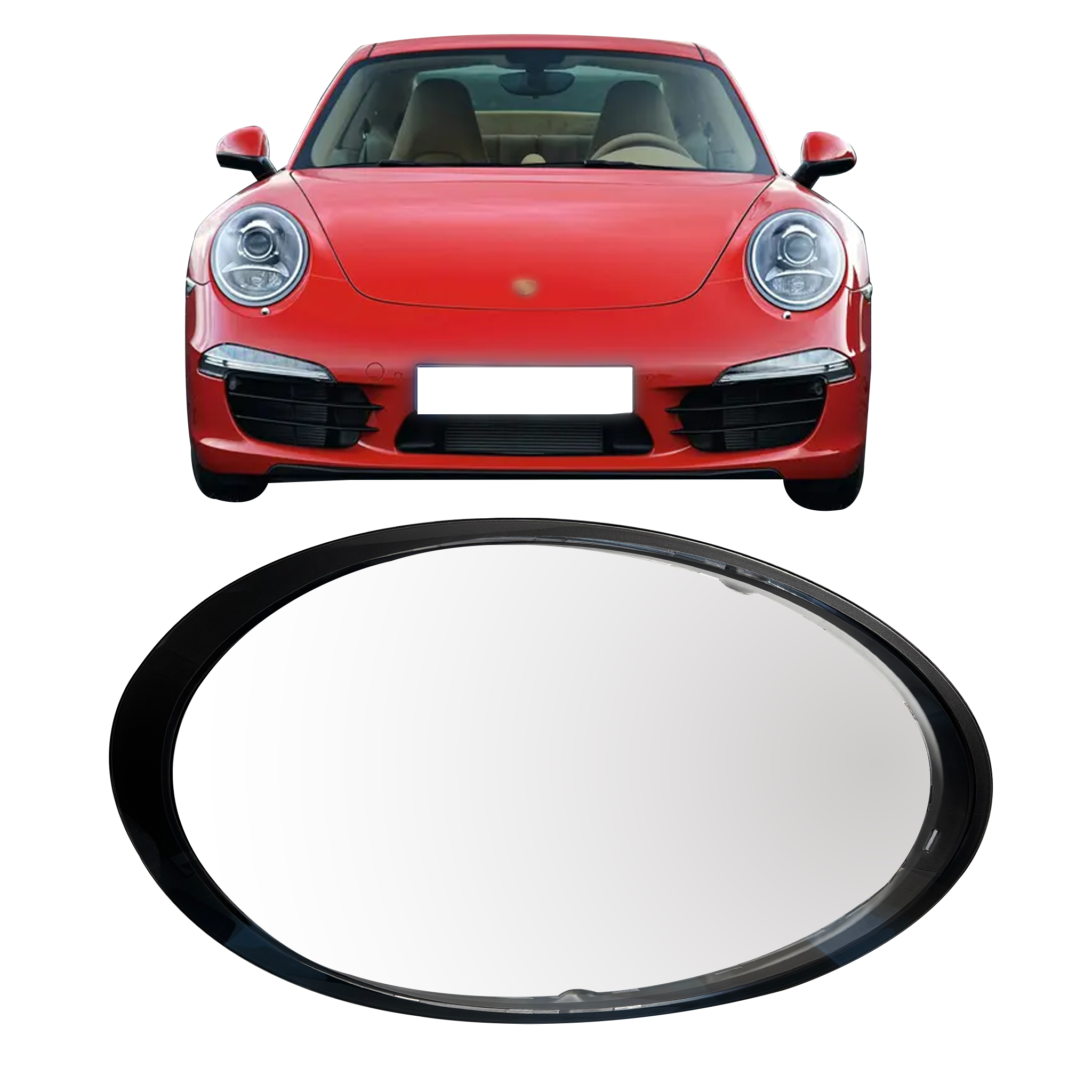 Right (Driver Side) Headlight Lens for PORSCHE 911 991 (2011-2020)