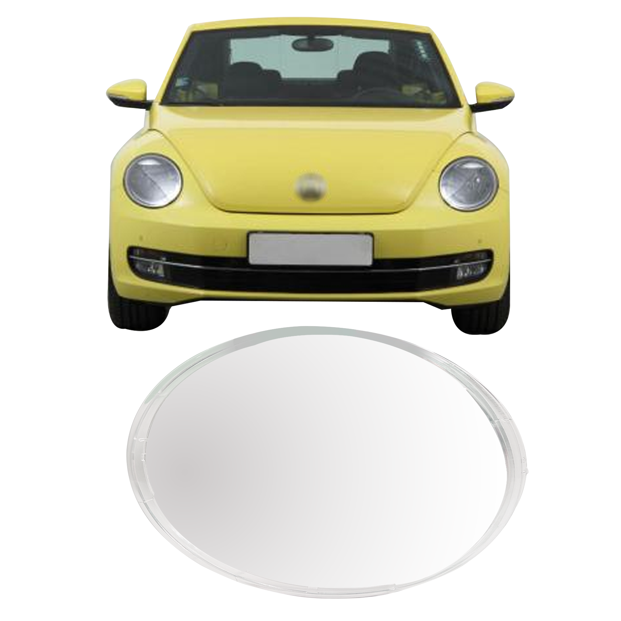Right (Driver Side) Headlight Lens for VW BEETLE 5C1 (2015-2018)