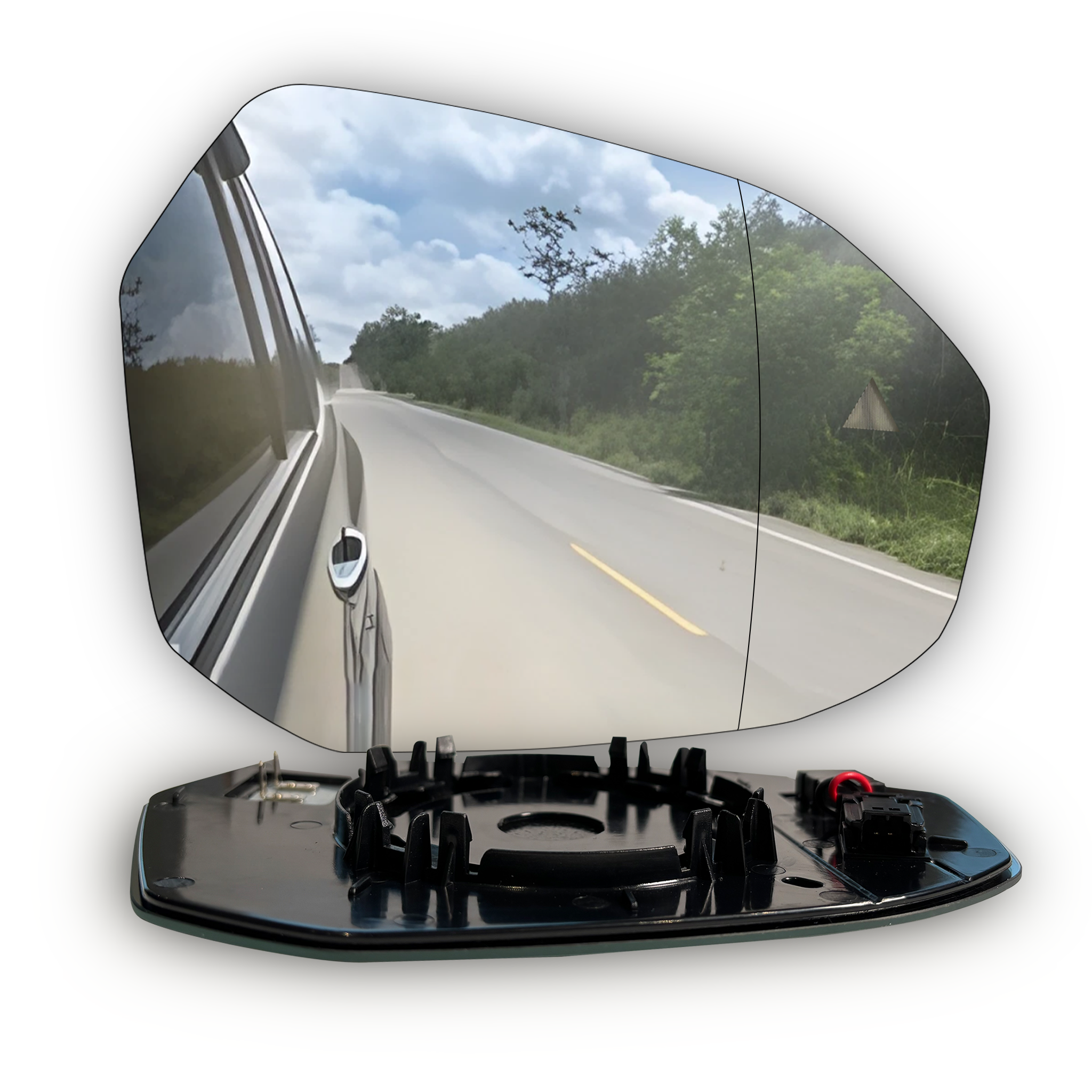 Right (Driver Side) Rear View Mirror Glass with Blind Spot Detection for BMW 5 Series G60 (2023-2025) (Double Curvature)_01