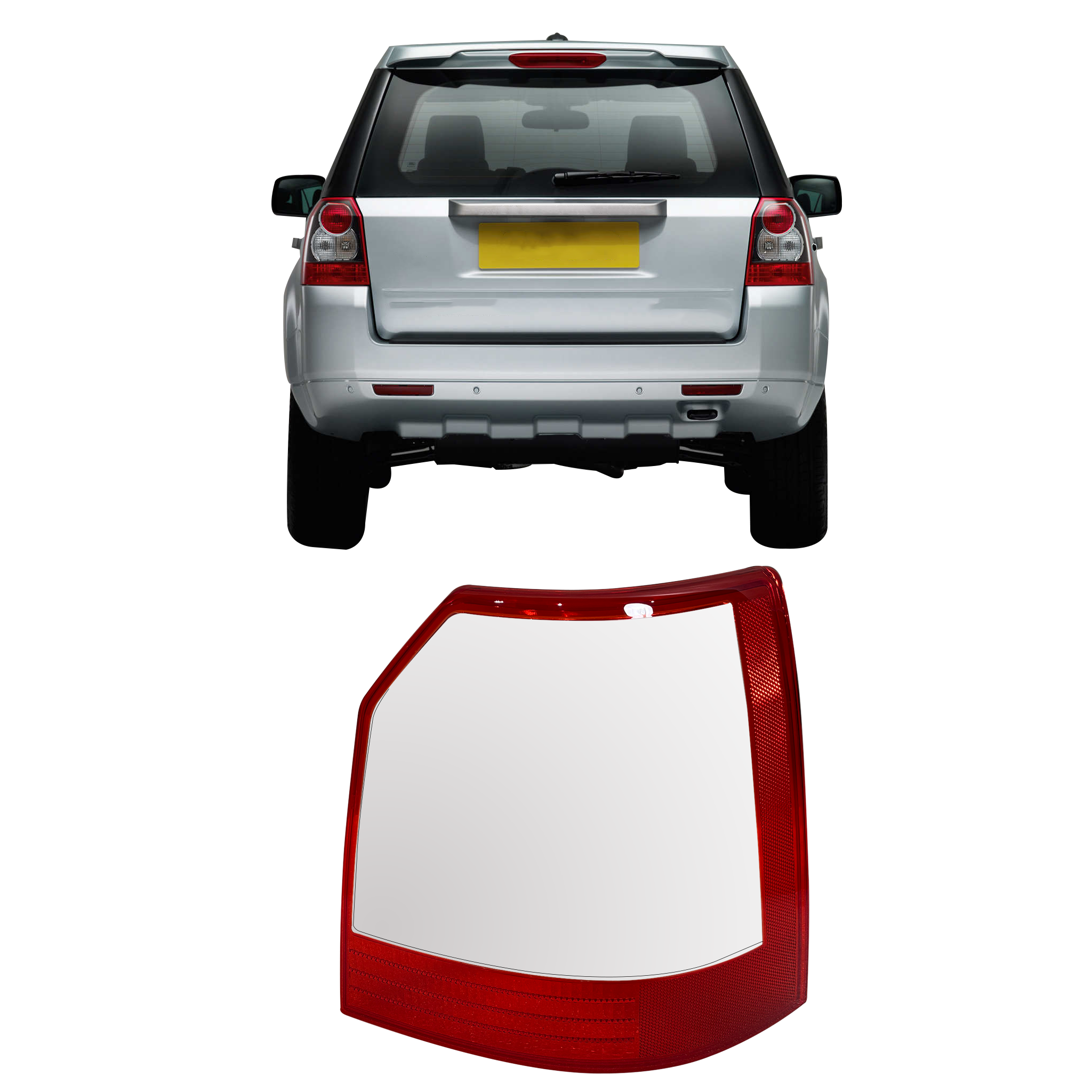 Right (Driver Side) Tail Lamp Cover for LAND ROVER FREELANDER 2 L359 (2006-2012)