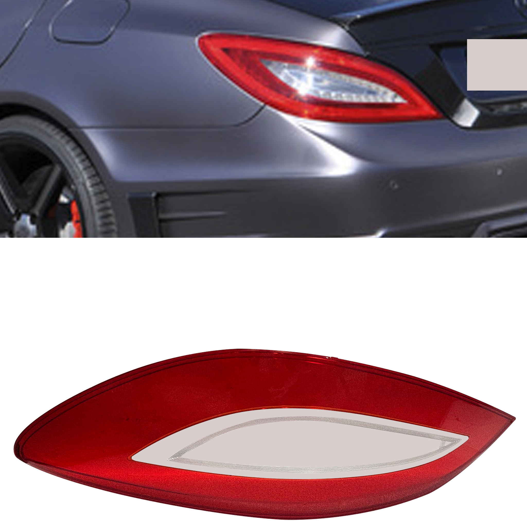Right (Driver Side) Tail Lamp Cover for MERCEDES-BENZ CLS C218 (2011-2017)
