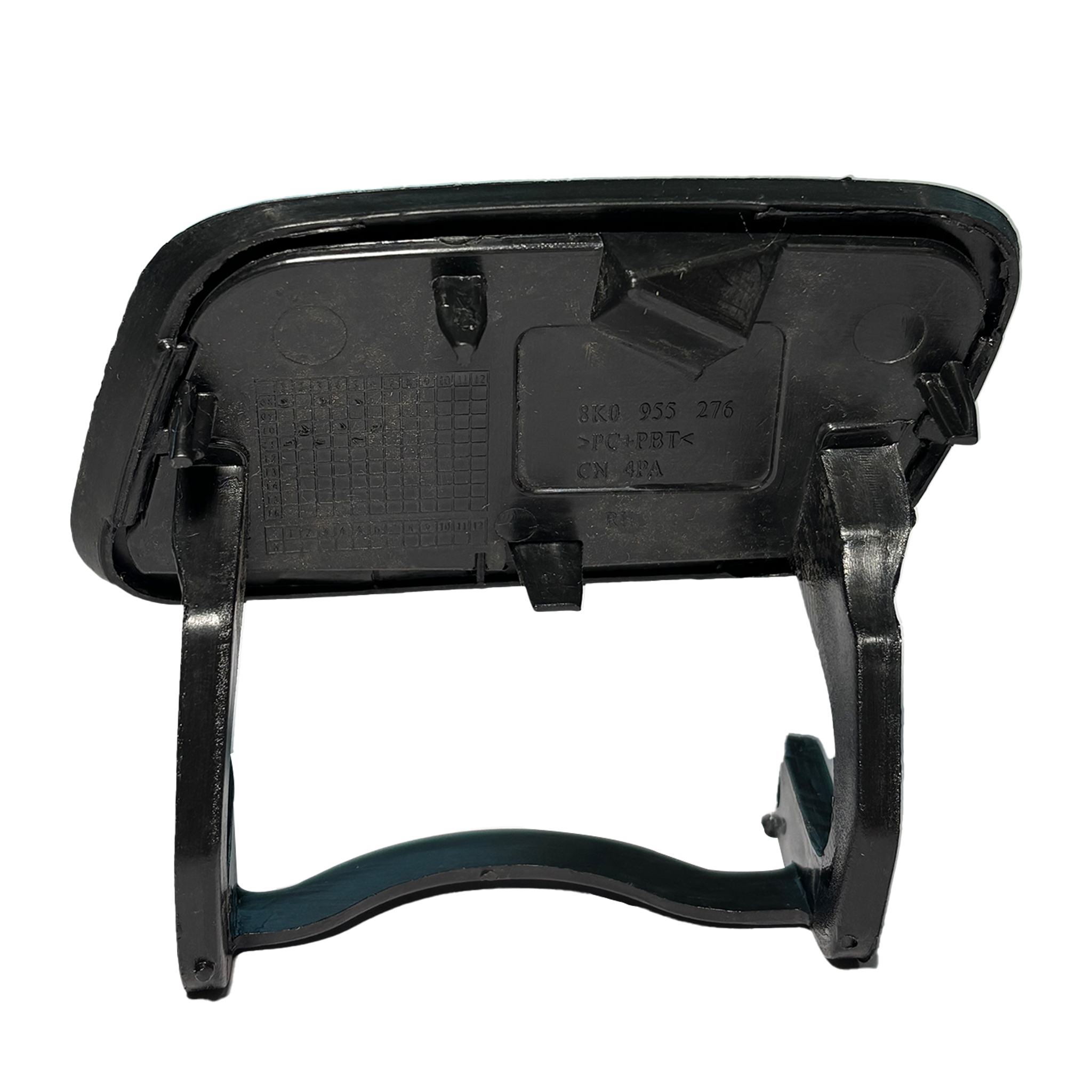 Right Headlight Washer Cap for AUDI A6 4G (2010-2019) in Black color Primed