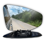 Right Mirror Glass for AUDI A3 8Y (2020) Double Curvature, heatable, with frame