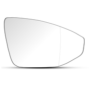 Right Mirror Glass for AUDI E-TRON GT F83 (2014-2020) with Back Plate Frame and Double Curvature