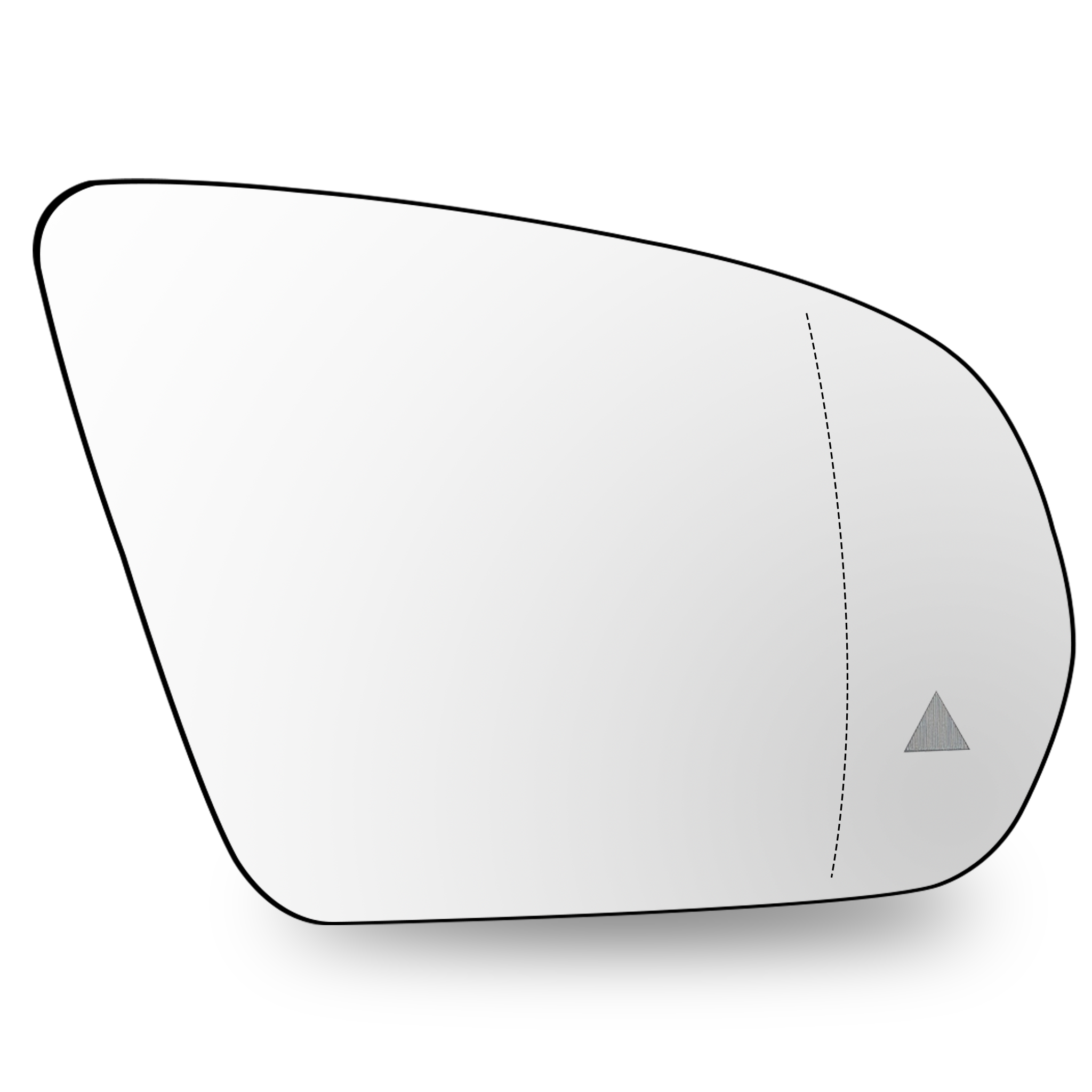 Right Mirror Glass for MERCEDES-BENZ GLA H247 (2021-2026) double Curvature with Blind Spot Function