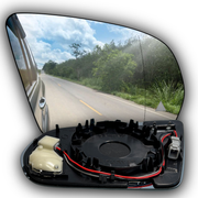 Right Mirror Glass for MERCEDES-BENZ GLA H247 (2021-2026) double Curvature with Blind Spot Function