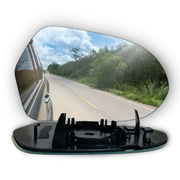 Right Rear View Mirror Glass for AUDI A6 4G (2010-2019) with Plastic Frame