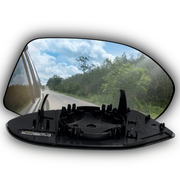 Right Rear View Mirror Glass for AUDI A7 4GA (2010-2018) with Plastic Frame, Heated, Single Curvature
