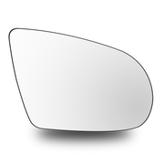 Right Rear View Mirror Glass for AUDI A8 4H2 (2010-2018) with Plastic Frame, Heated, Single Curvature