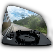 Right Rear View Mirror Glass for BMW 2 SERIES F44 (2020) with Plastic Frame, Double Curvature