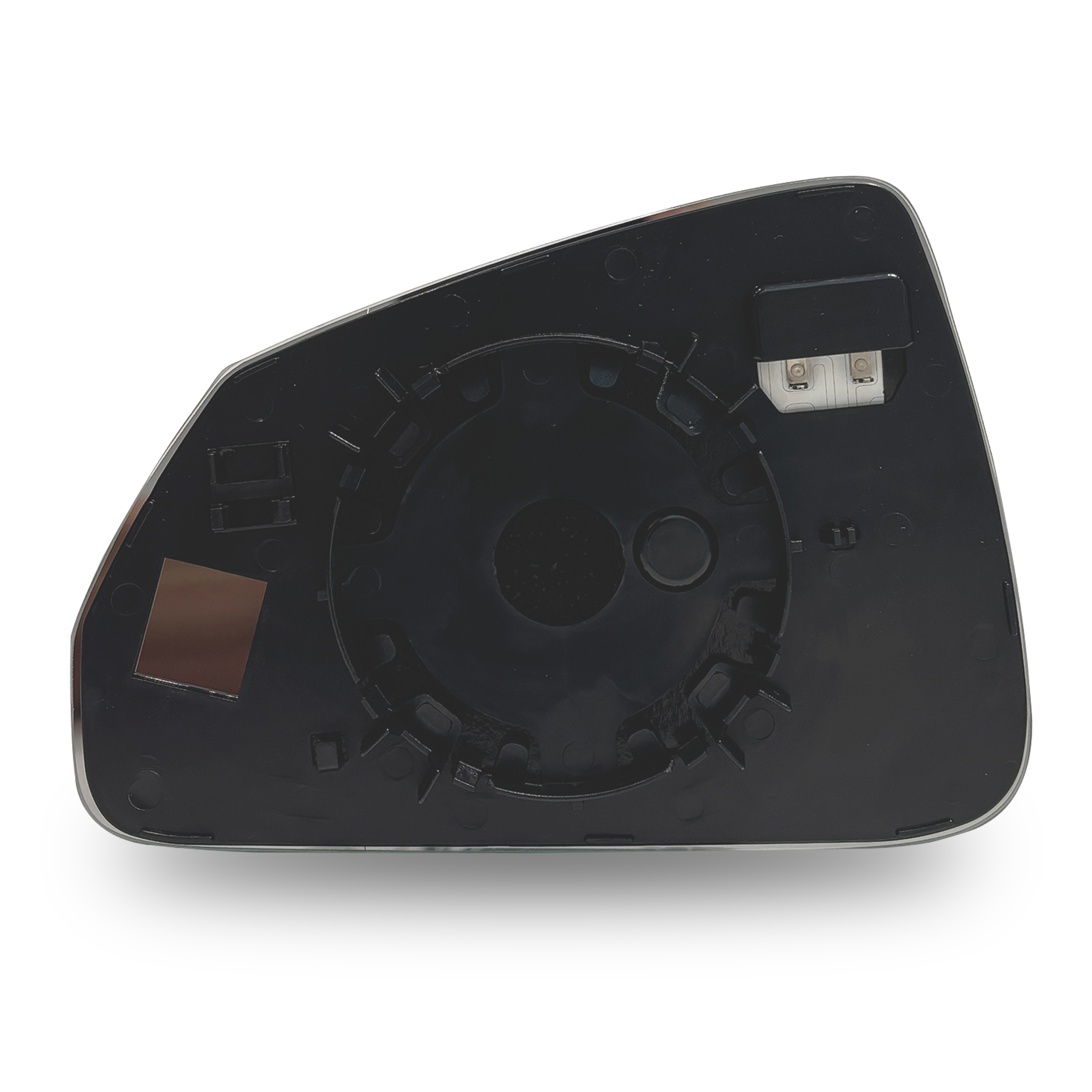 Right Rear View Mirror Glass for BMW X1 U11 (2024-2026) with Plastic Frame, Double Curvature