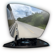 Right Rear View Mirror Glass for SKODA KODIAQ NS6 (2016-2020) with Plastic Frame, Heated, Convex