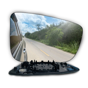 Right Side (Driver Side) Rear View Mirror Glass for BMW 5 Series G30 Sedan (2017-2025) with Plastic Frame_3