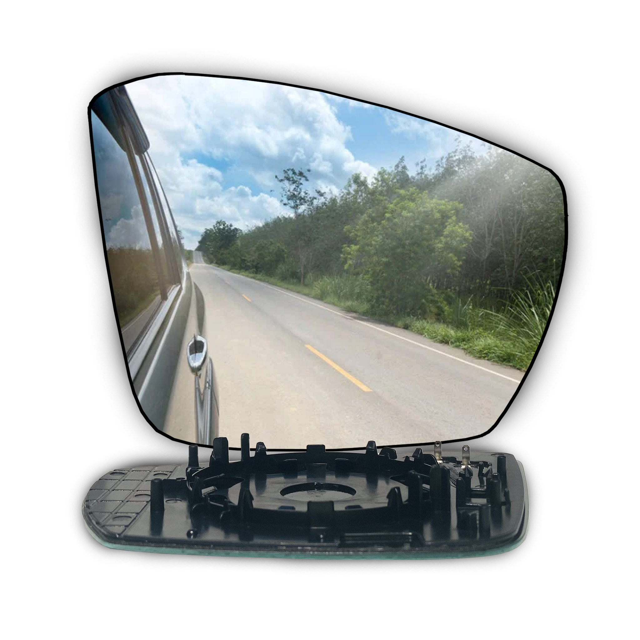 Right Side (Driver Side) Rear View Mirror Glass for Skoda Octavia III 5E3 Hatchback (2012-2019) with Plastic Frame_1