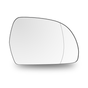 Right Side Mirror Glass for SKODA LAURA 1Z3 (2004-2013) Double Curvature with Plastic Frame and Socket