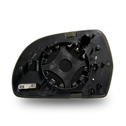 Right Side Mirror Glass for SKODA LAURA 1Z3 (2004-2013) Double Curvature with Plastic Frame and Socket
