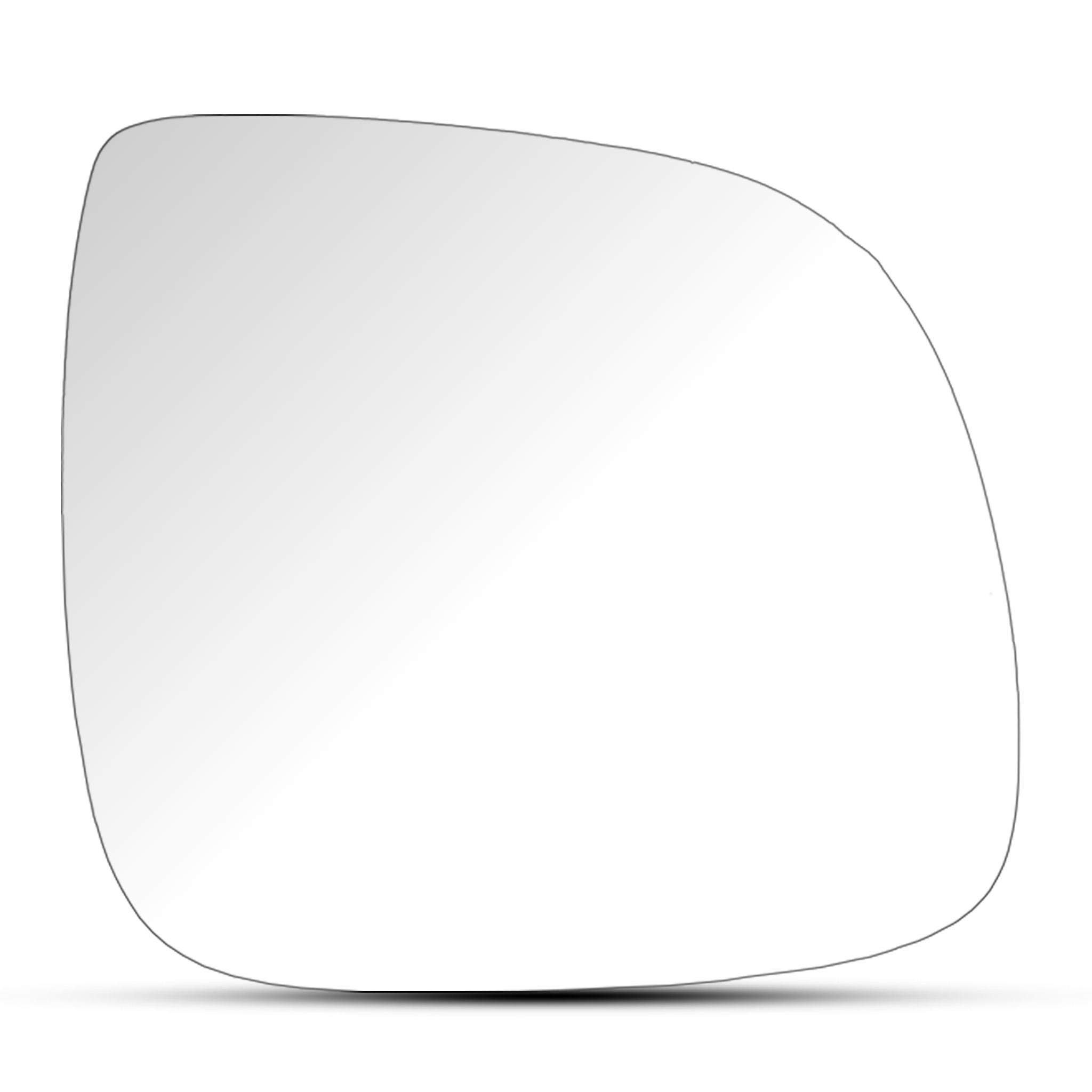 Right Side Rear View Mirror Glass For Audi Q7 4L SUV (2006-2009) With Plastic Frame_1