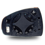 Right Side Rear View Mirror Glass for AUDI A1 8X (2010-2024) with Plastic Frame, Heated, Double Curvature