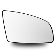 Right Side Rear View Mirror Glass for AUDI A6 4F (2008-2011) With Plastic Frame, Heated, Single Curvature