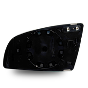 Right Side Rear View Mirror Glass for AUDI A6 4F (2008-2011) with Plastic Frame, Heated, Double Curvature