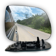 Right Side Rear View Mirror Glass for AUDI Q5 8RB (2008-2017) with Plastic Frame