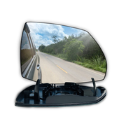 Right Side Rear View Mirror Glass for AUDI Q5 FYB Facelift (2020-2025) with Plastic Frame