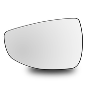 Right Side Rear View Mirror Glass for AUDI R8 422 (2007-2015) with Plastic Frame, Heated, Single Curvature