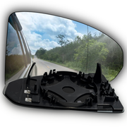Right Side Rear View Mirror Glass for AUDI TT FV3 (2015-2019) with Plastic Frame, Heated, Double Curvature