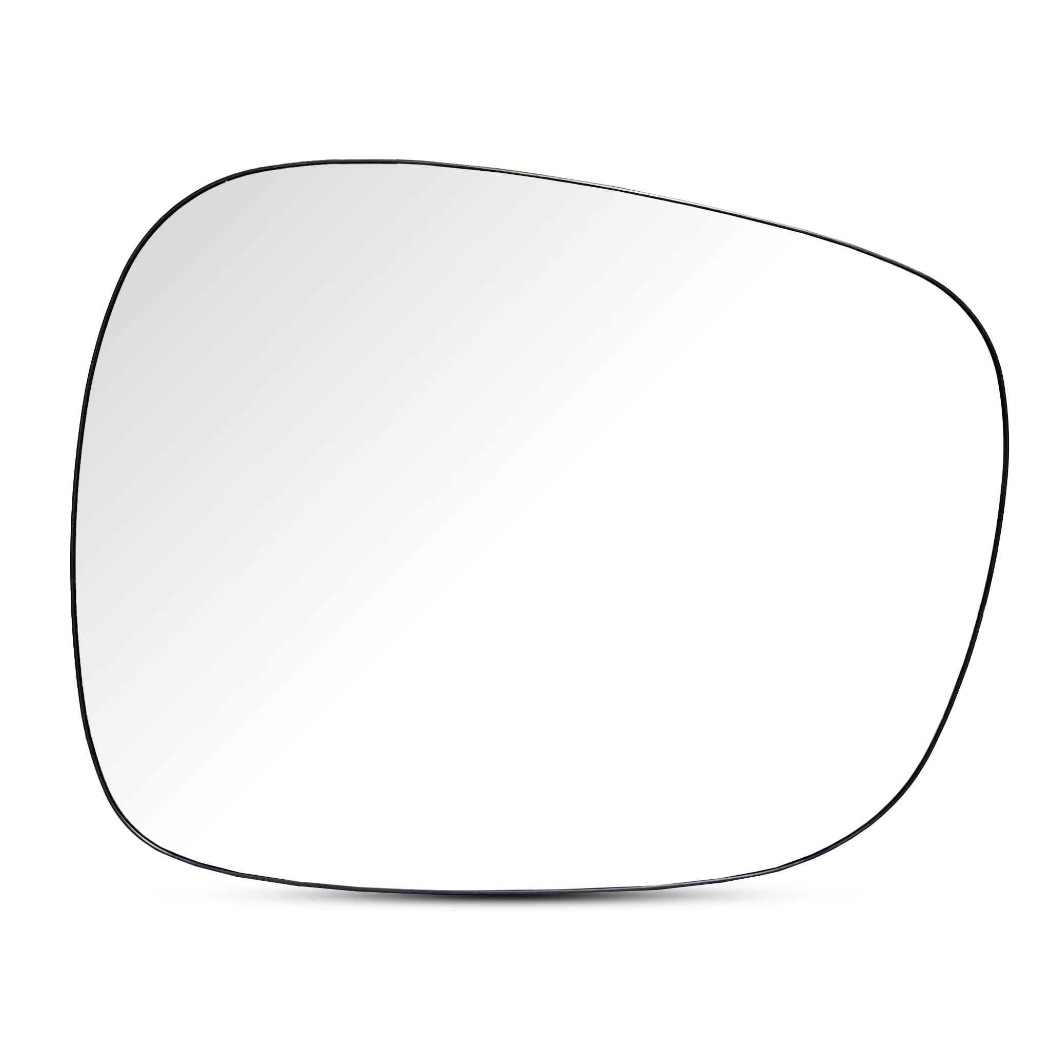 Right Side Rear View Mirror Glass for BMW X1 E84 (2009-2015) with Plastic Frame