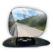 Right Side Rear View Mirror Glass for BMW X3 E83 (2008-2011) with Plastic Frame
