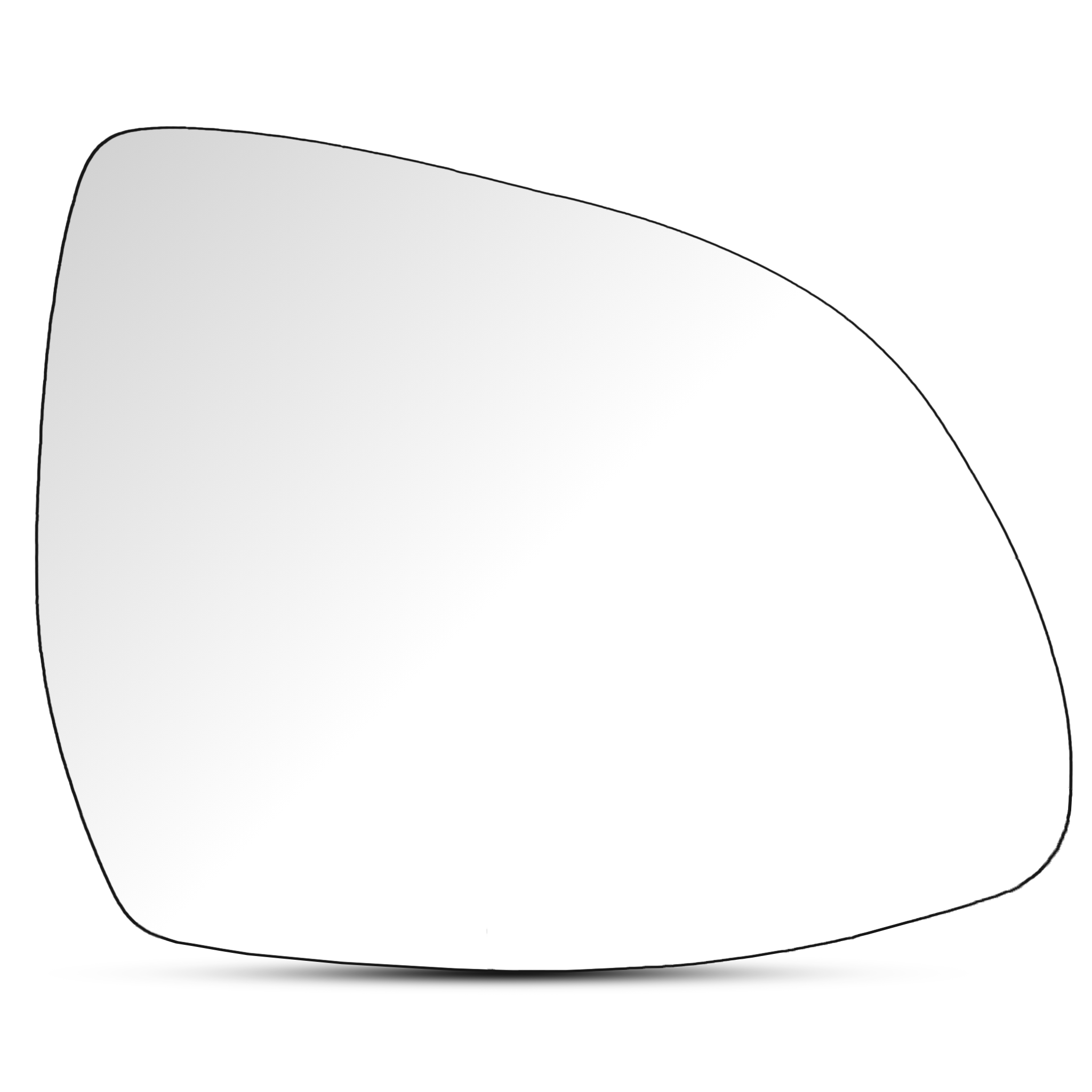 Right Side Rear View Mirror Glass for BMW X3 F25 SUV (2014-2017) with Plastic Frame_1