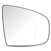 Right Side Rear View Mirror Glass for BMW X5 E70 (2008-2013) with Plastic Frame, Double Curvature