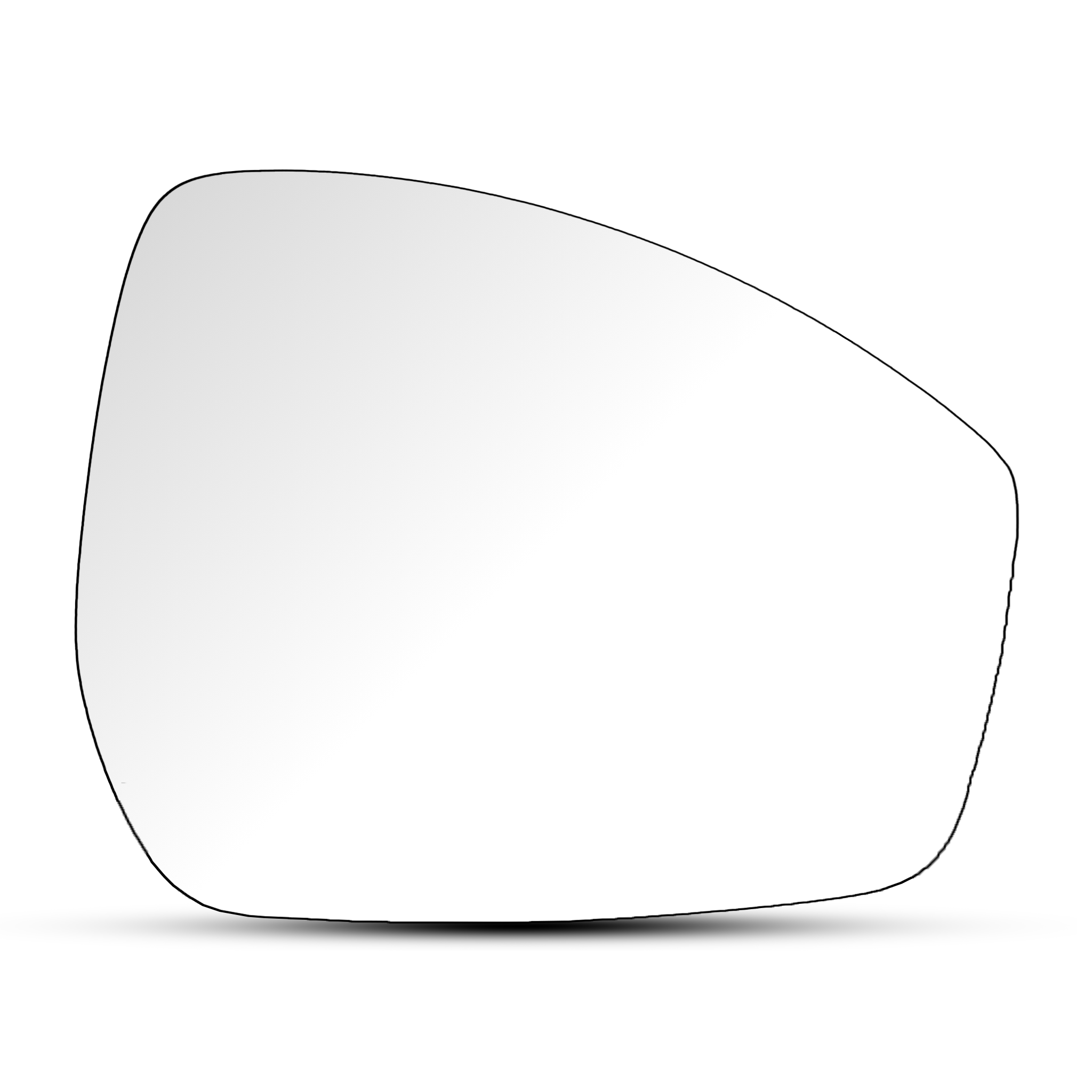 Right Side Rear View Mirror Glass for Jaguar E-Pace X540 SUV (2017-2021) with Plastic Frame_1