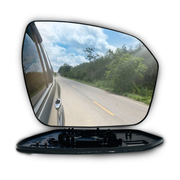 Right Side Rear View Mirror Glass for LAND ROVER RANGE ROVER EVOQUE L538 (2011-2019) with Plastic Frame