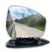 Right Side Rear View Mirror Glass for LAND ROVER RANGE ROVER EVOQUE L551 (2018) with Plastic Frame