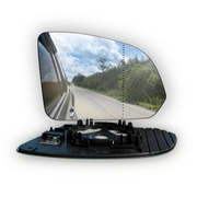 Right Side Rear View Mirror Glass for VOLVO XC40 536 (2017-2020) with Plastic Frame and Double Curvature