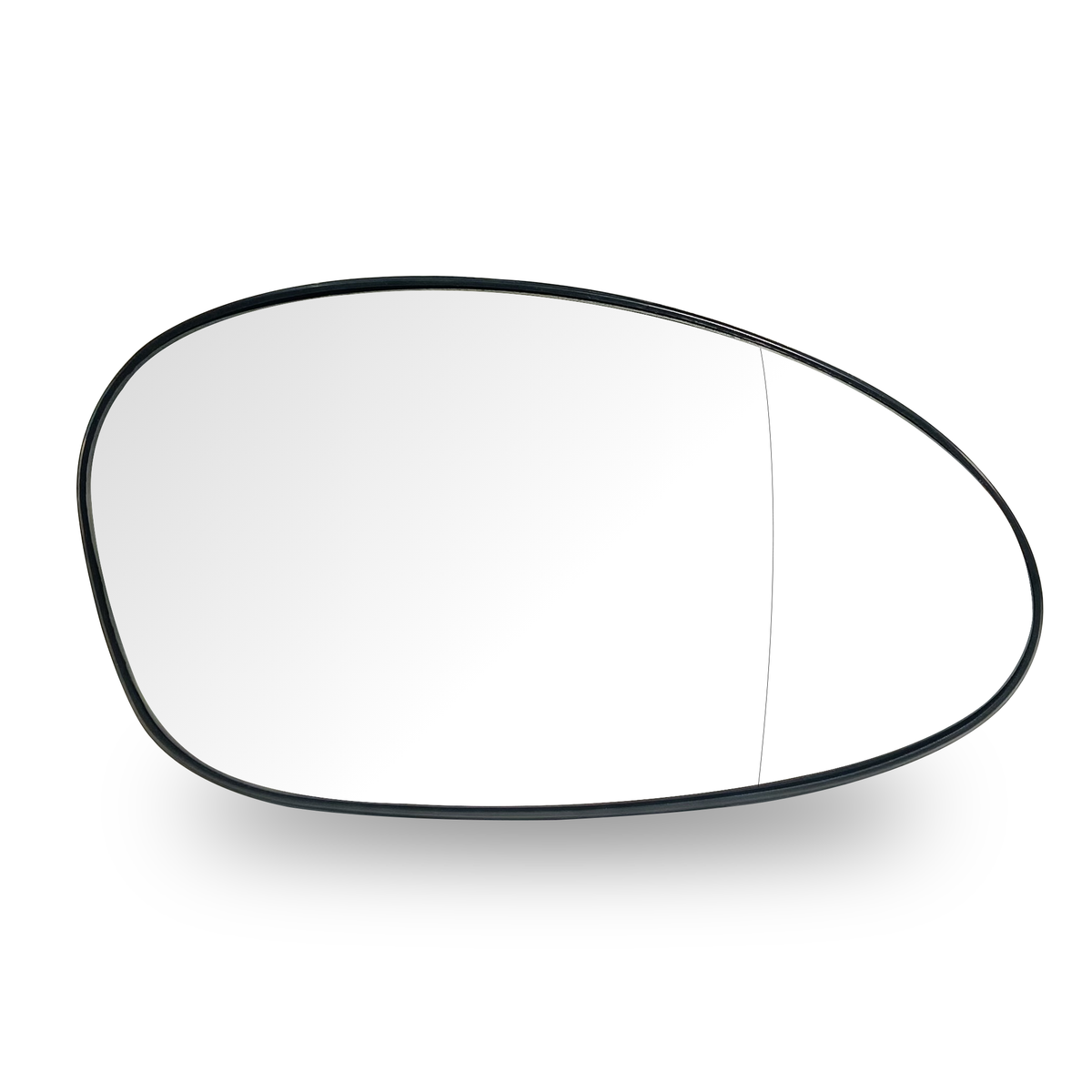 Right Side Rear View Mirror Glass with Plastic Frame for BMW 3 SERIES E90 (2004-2011) Double Curvature