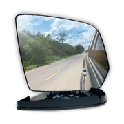 Right Side Side Mirror Glass for MERCEDES-BENZ GLK-Class X204 (2010-2015) with Plastic Frame