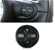 Right Steering Wheel Button for MINI MINI R59 (2012-2015) in Black color Model A