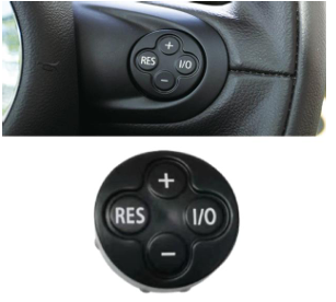 Right Steering Wheel Button for MINI Mini Paceman R61 (2013-2016) in Black color Model A