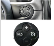 Right Steering Wheel Button for MINI Mini Paceman R61 (2013-2016) in Black color Model B