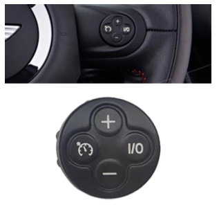 Right Steering Wheel Button for MINI Mini Paceman R61 (2013-2016) in Black color Model C
