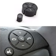 Right Steering Wheel Buttons for MERCEDES-BENZ GLK-Class X204 (2010-2015) in Black color PC and ABS