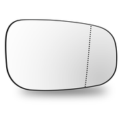 Right Sub Mirror Glass for VOLVO S60 134 (2010-2019) Heated, Double Curvature with 2 pins