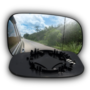 Right Sub Mirror Glass for VOLVO S60 Generation 1 (2007-2010) Heated, Double Curvature with 2 pins