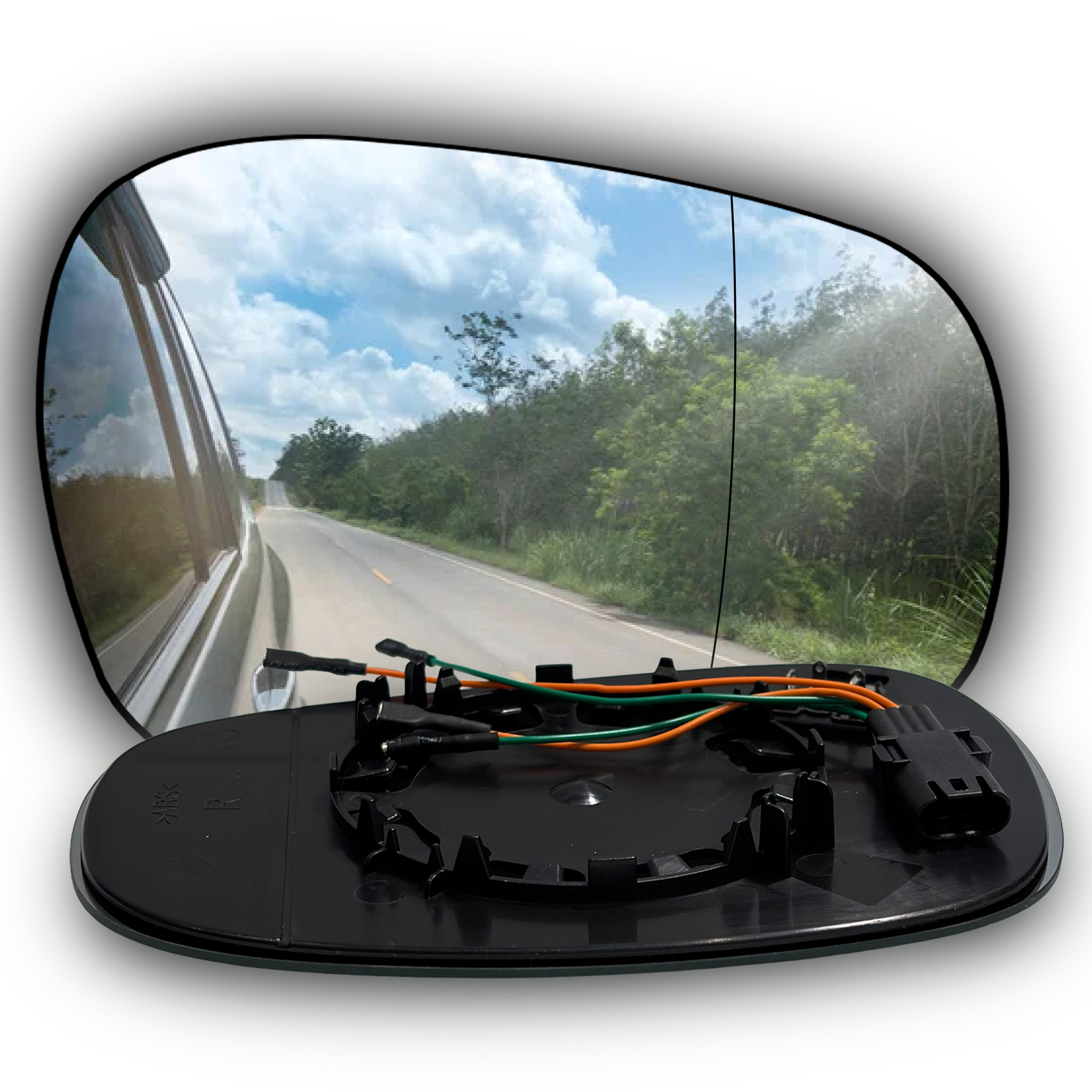 Right Sub Mirror for BMW 3 E93 (2008-2013) Heated, Double Curvature, with wire, 4 PINS